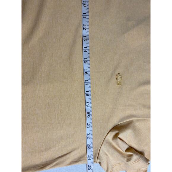Lacoste Men's Crew Neck Striped Cotton T-Shirt Yellow Size XXL NWT Regular Fit - Picture 6 of 8